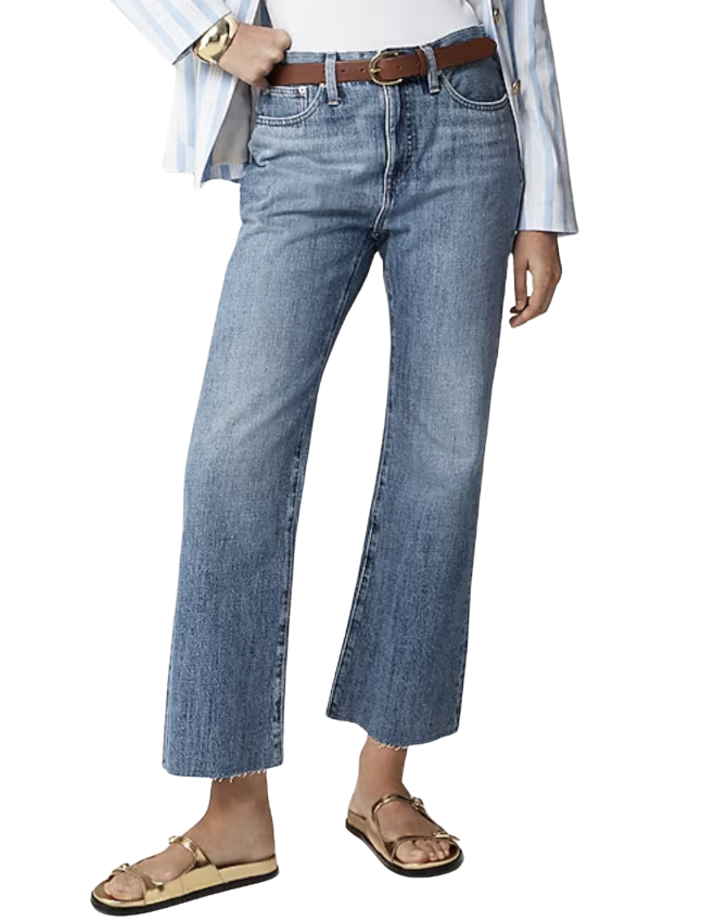 Mid-Rise Relaxed Demi Boot Jean